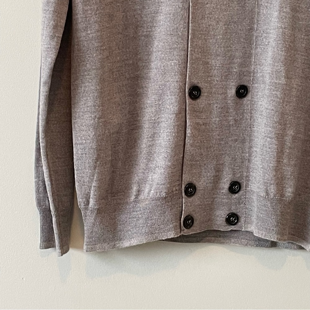 +39 Masq 100% pure extra fine Merino wool cardigan - Picture 4 of 10